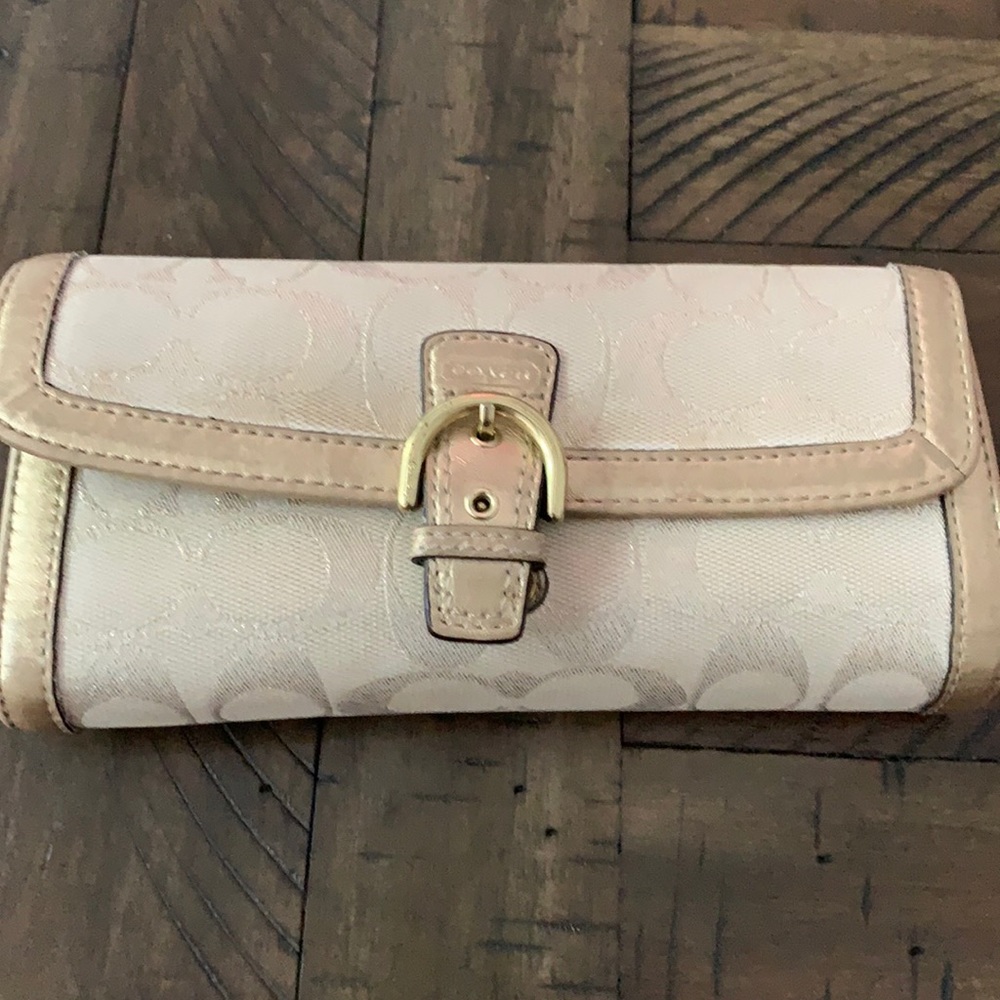 Gold Coach Wallet